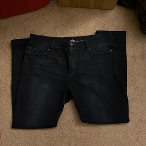 New York & company dark blue jeggings